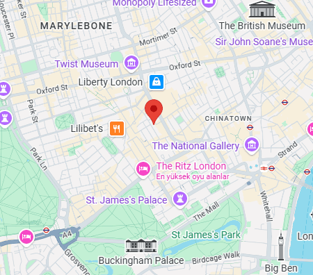 Office location displayed on map Office location displayed on map